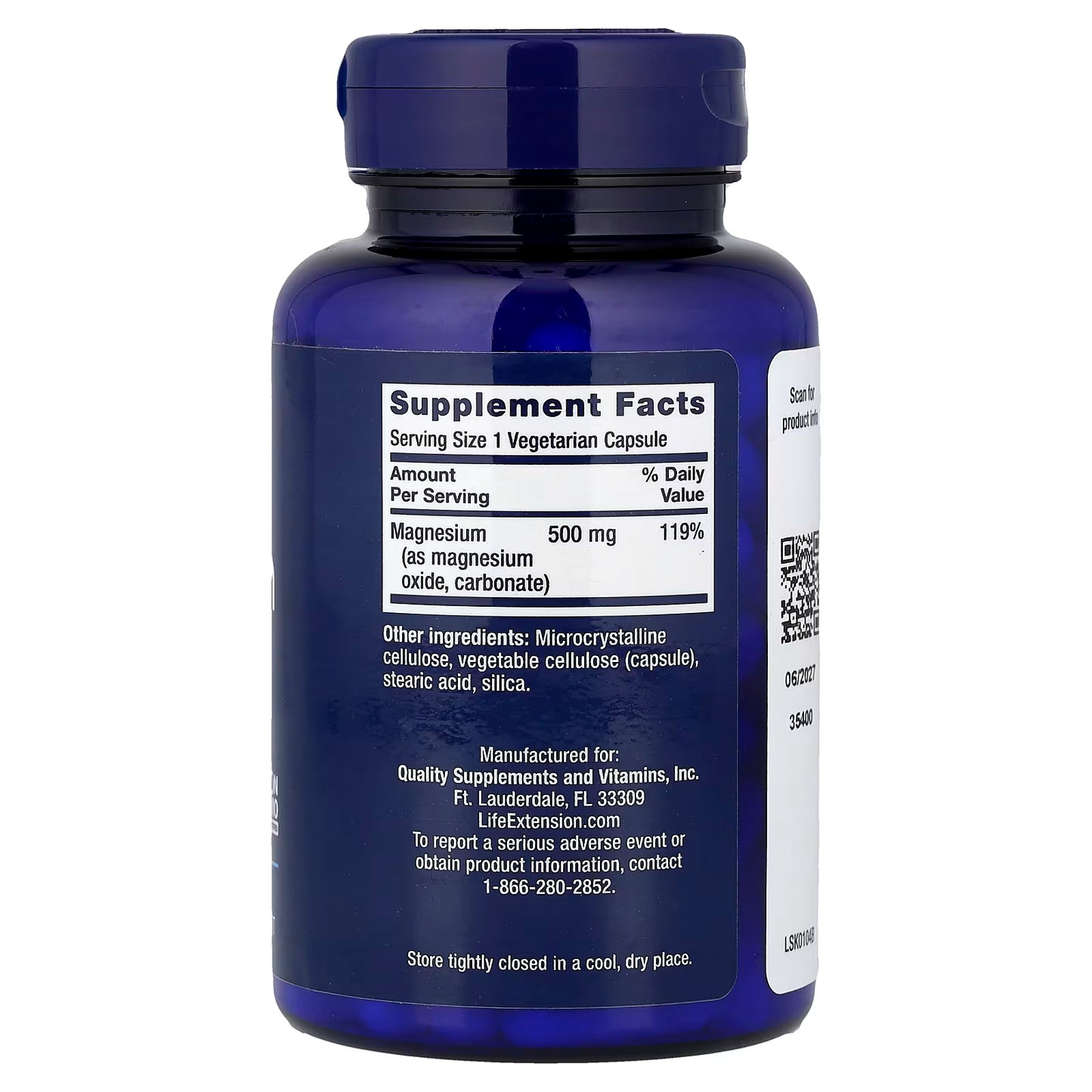 Magnesium Caps 500 MG