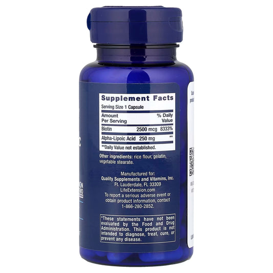 Alpha-Lipoic Acid with Biotin